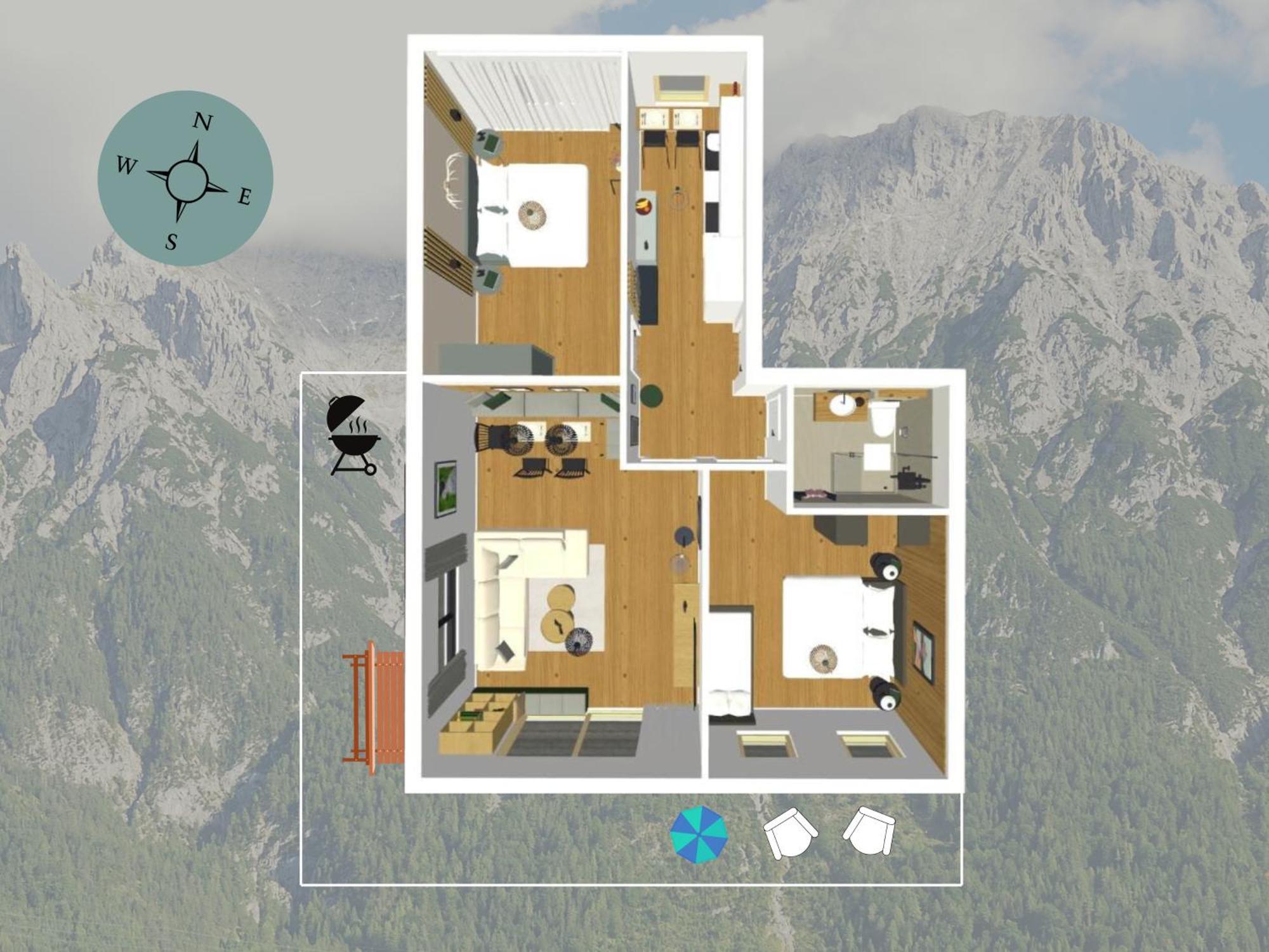 Die Karwendelsuite - 5 Sterne Fewo Mit Bestem Bergblick, Zentrumsnah & Ruhig Gelegen, Familienfreundlich Миттенвальд Экстерьер фото
